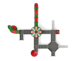 Детская игровая площадка Карнавал Шапито ДИК 2.22.05-01 H=1200 H=2000, винтовой скат, фото 5 Детская игровая площадка Карнавал Шапито ДИК 2.22.05-01 H=1200 H=2000, винтовой скат, фото 5