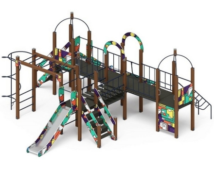 Детская игровая площадка Навина Н 1200 ДИК 2.09.07-02, фото 1