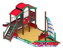 Детская игровая площадка Парусник (Мульт) ДИК 2.03.3.01-03 Н=1200