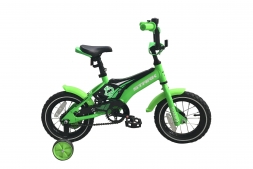Велосипед Stark'18 Tanuki 12 Boy зелено-черный-,белый
