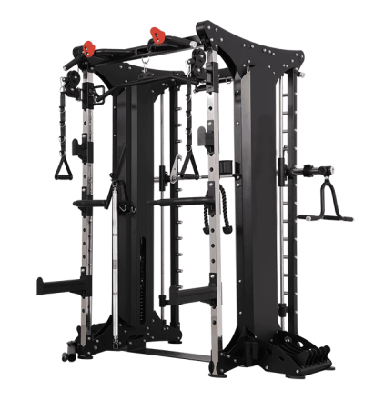 Мультикомплекс на базе машины Смита с кроссовером с двумя весовыми стеками по 90,5 кг, фото 1