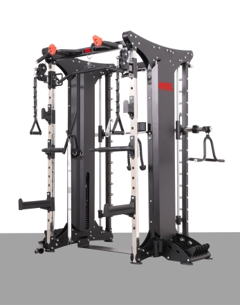 Мультикомплекс на базе машины Смита с кроссовером с двумя весовыми стеками по 90,5 кг, фото 5