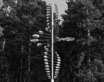 Скульптура из нержавеющей стали Торнадо Стандартный размер