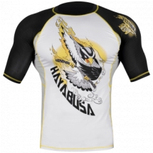 Рашгард Hayabusa Ninja Falcon Rashguard Short Sleeve - Black / Yellow