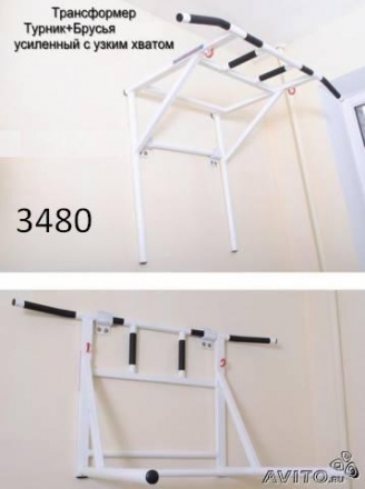 Турник+брусья+крючок профессиональный, фото 6