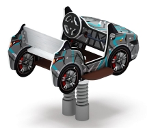 Кабриолет - Качалка на пружине двухместная машинка - ИО 23.03.02-04.И1