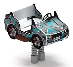 Кабриолет - Качалка на пружине двухместная машинка - ИО 23.03.02-04.И1, фото 1