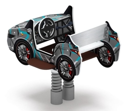 Кабриолет - Качалка на пружине двухместная машинка - ИО 23.03.02-04.И1, фото 2