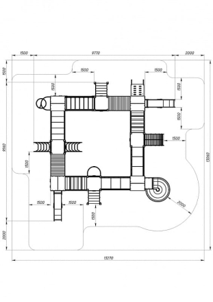 Остров детства (Алтай) - ДИК 2.01.8.02-04.И1 - Игровой комплекс H=1200 H=2000, фото 6