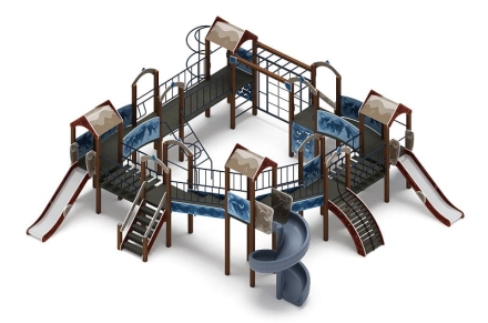 Остров детства (Алтай) - ДИК 2.01.8.02-04.И1 - Игровой комплекс H=1200 H=2000, фото 4