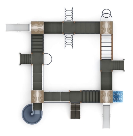 Остров детства (Алтай) - ДИК 2.01.8.02-04.И1 - Игровой комплекс H=1200 H=2000, фото 5