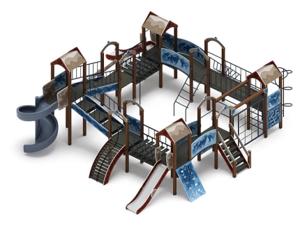 Остров детства (Алтай) - ДИК 2.01.8.02-04.И1 - Игровой комплекс H=1200 H=2000, фото 2