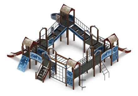 Остров детства (Алтай) - ДИК 2.01.8.02-04.И1 - Игровой комплекс H=1200 H=2000, фото 1