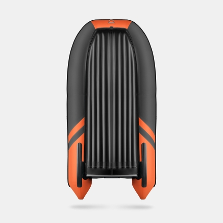 GLADIATOR E 330 S AIR SPORT Оранжево-темносерый моторная лодка ПВХ, фото 3