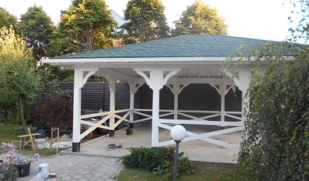 Навес для машин ГРИНФИЛД Премиум комплектация, фото 5