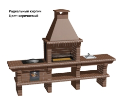 Печь Аристократ 7142 Прямоугольный кирпич красный, фото 7