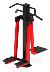 Хипс+Маятник (красный) - Уличный тренажер - СТ 024-11.П, фото 3 Хипс+Маятник (красный) - Уличный тренажер - СТ 024-11.П, фото 3