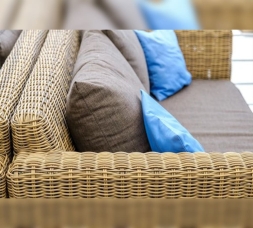 Зона 9 Капучино лаунж-зона из искусственного ротанга (гиацинт), цвет соломенный, фото 3