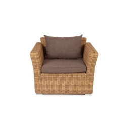 Зона 9 Капучино лаунж-зона из искусственного ротанга (гиацинт), цвет соломенный, фото 7