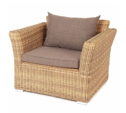 Зона 9 Капучино лаунж-зона из искусственного ротанга (гиацинт), цвет соломенный, фото 5