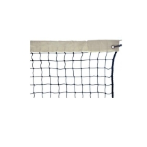 Сетка для большого тенниса Ø-2,8 мм, зелёная, обшитая тентом с 4-х сторон