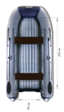 Лодка ПВХ Флагман 400 U НДНД надувная под мотор, фото 1