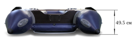 Лодка ПВХ Флагман 400 U НДНД надувная под мотор, фото 4