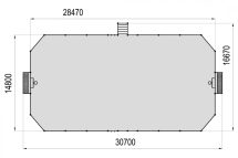 Универсальная спортивная площадка TORUDA S-422