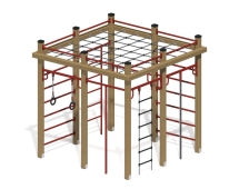 Гимнастический комплекс с сеткой ГК-49 Гимнастический комплекс с сеткой ГК-49
