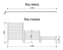 Элемент для дрессировки собак Разновысокий барьер