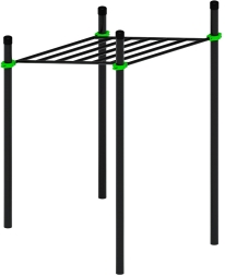 Воркаут ЛОВ 89 зеленый ВТ 101.07-02, фото 5