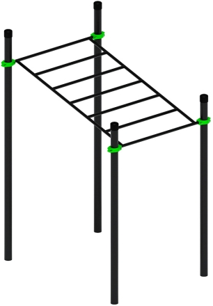 Воркаут ЛОВ 89 зеленый ВТ 101.07-02, фото 2