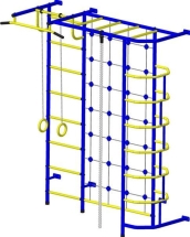 Детский спортивный комплекс (ДСК) &quot;Пионер-С5С&quot;, сине-желтый