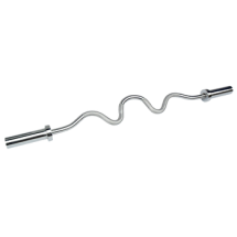 Гриф EZ-образный, d-50 мм (хром), без замков Гриф EZ-образный, d-50 мм (хром), без замков