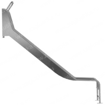 Горка из нержавеющей стали размером 1810х480 мм