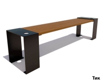 Парковая скамейка Красногорск, Сосна 3 м