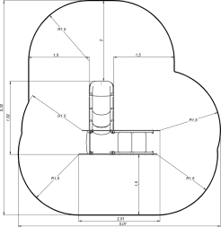Городок с горкой ДС010 для детских игровых площадок 3-6 лет, фото 4 Городок с горкой ДС010 для детских игровых площадок 3-6 лет, фото 4