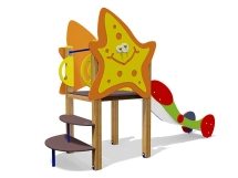 Горка Морская звезда 08019 H=1000 для детской площадки Горка Морская звезда 08019 H=1000 для детской площадки