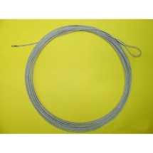 Трос стал. для вол. сетки "KV.REZAC", арт. 15085019, диам. 3,5 мм, дл. 12,5 м, с 1 конц. петлей Трос стал. для вол. сетки "KV.REZAC", арт. 15085019, диам. 3,5 мм, дл. 12,5 м, с 1 конц. петлей