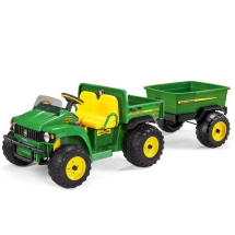 Детский электромобиль Peg-Perego John Deere Gator HPX с прицепом