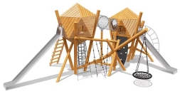 Игровой комплекс Эко VST 0024/1 для детской площадки, фото 2 Игровой комплекс Эко VST 0024/1 для детской площадки, фото 2