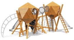 Игровой комплекс Эко VST 0024/1 для детской площадки, фото 1 Игровой комплекс Эко VST 0024/1 для детской площадки, фото 1
