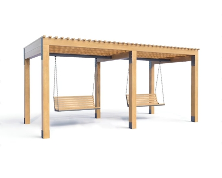 Навес Пергола с качелями Орион, фото 1