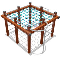 Спортивный комплекс ВСТ 8061 для уличной площадки Спортивный комплекс ВСТ 8061 для уличной площадки
