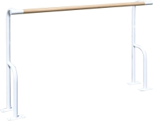 Станок хореографический ZSO напольный, однорядный 2 м, перекладина D-40 мм Береза Станок хореографический ZSO напольный, однорядный 2 м, перекладина D-40 мм Береза