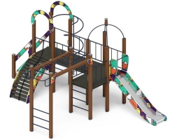 Детская игровая площадка Навина Н 1200 ДИК 2.09.05-02, фото 3 Детская игровая площадка Навина Н 1200 ДИК 2.09.05-02, фото 3