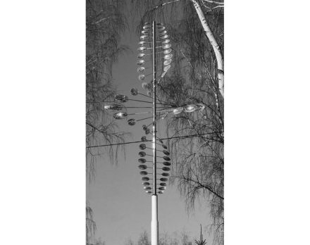 Скульптура из нержавеющей стали Торнадо Увеличенный размер, фото 3