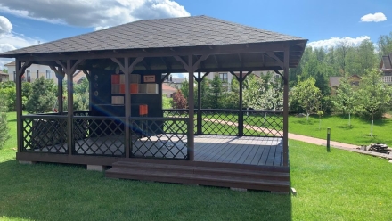 Прямоугольная беседка Плэш, фото 1