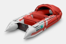 Gladiator C 330 AL ACTIVE Красно-белый моторная лодка ПВХ Алюминиевый пайол