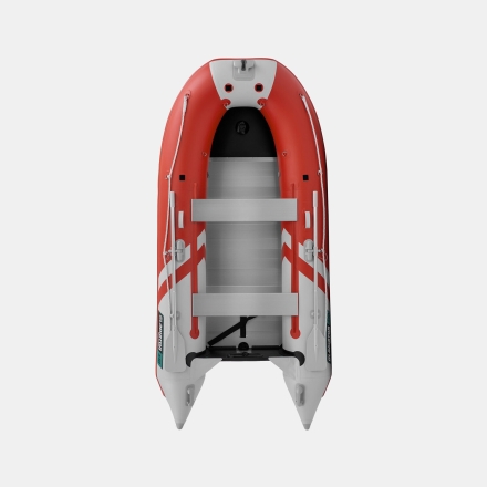 Gladiator C 330 AL ACTIVE Красно-белый моторная лодка ПВХ Алюминиевый пайол, фото 4